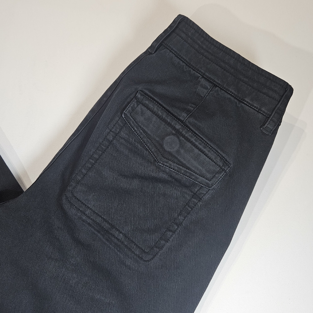 Vince Womens Casual Pants Size 8 Black Adjustable Straight Leg Goth Grunge Style - Picture 4 of 11